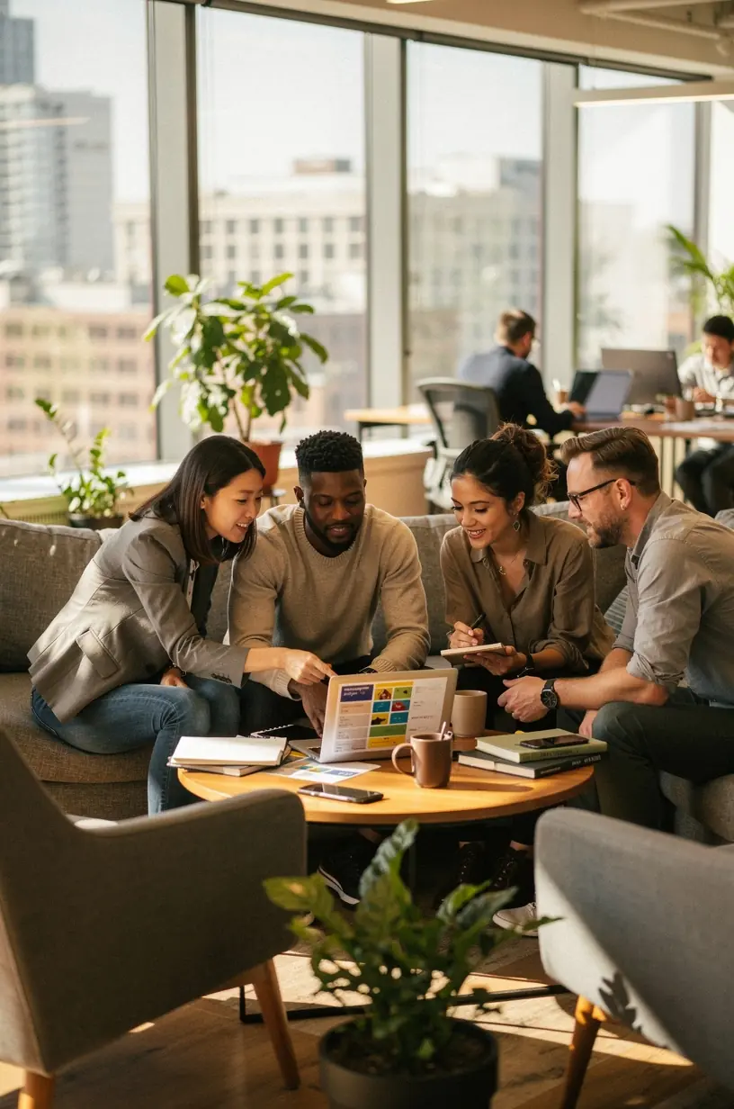 Modern office environment